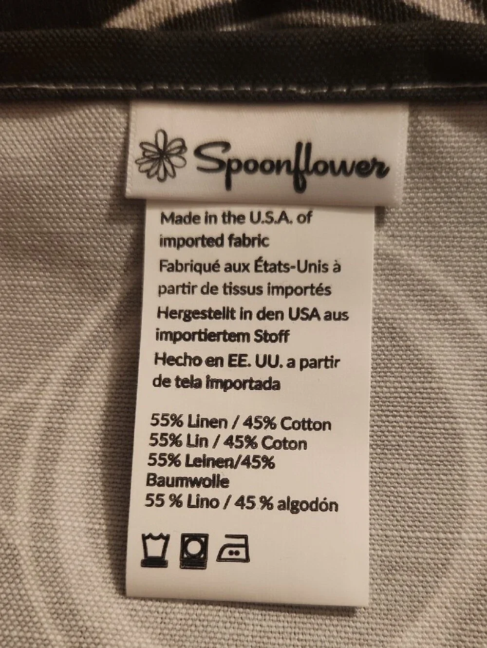 The Cousin Explainer Tea Towel Linen/Cotton Red/Blue/Charcoal